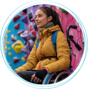 girl in wheelchair