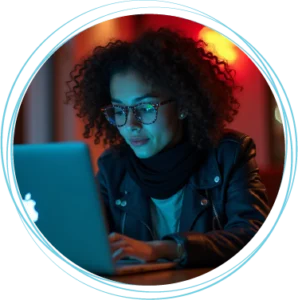 women using laptop